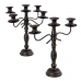 Candelabro 42 x 12 x 42 cm Nero Metallo