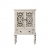 Skříňka SHABBY CHIC 71 x 40 x 111 cm Bílý Jedlové dřevo Dřevo MDF