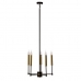 Loftslampe 40,5 x 43 x 33 cm Sort Gylden Metal