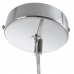 Lampa Sufitowa 28 x 28 x 120 cm Szkło Metal Srebro Ø 28 cm