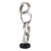 Decoratieve figuren 21 x 15 x 63 cm Zwart Zilver