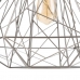 Φωτιστικό Οροφής Μέταλλο Ασημί 35 x 35 x 45 cm