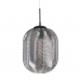 Deckenlampe 26 x 26 x 120 cm Kristall Grau