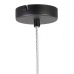 Deckenlampe 34,5 x 34,5 x 130 cm Kristall Grau