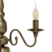 Deckenlampe 38 x 38 x 80,5 cm Gold Metall