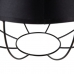 Lampadario Nero Dorato Metallo 30 x 30 x 41 cm