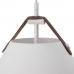 Lampadario Metallo Bianco Ø 13 cm 36 x 36 x 38 cm