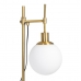 Stehlampe 24 x 17 x 160 cm Kristall Gold Metall