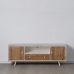 Tv-meubel COUNTRY 150 x 35 x 53,5 cm Natuurlijk Wit Sparrenhout Hout MDF