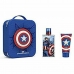 Parfumset voor Kinderen Cartoon 1072801 EDT Captain America 2 Onderdelen 3 Onderdelen