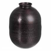 Vaso Nero Alluminio 26,5 x 26,5 x 41 cm