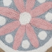 Kinderteppich Blume Baumwolle 100 cm