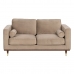 Sofa 172 x 89 x 91 cm Champagne Synthetisch materiaal Hout Fluweel