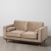 Sofa 172 x 89 x 91 cm Champagne Synthetisch materiaal Hout Fluweel