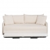 Sovesofa 200 x 94 x 86 cm Syntetisk Stoff Krem