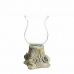 Candleholder 26 x 26 x 58,5 cm Crystal Cement Cream