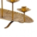 Kaarshouder 50,5 x 17,5 x 21 cm Gouden Metaal