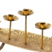 Kaarshouder 50,5 x 17,5 x 21 cm Gouden Metaal