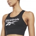 Sport-topp, Dam Reebok BRALET GL2544  Svart