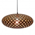 Deckenlampe 44 x 44 x 20 cm Gold Metall Creme