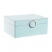 Jewelry box DKD Home Decor 17 x 13 x 8,5 cm Green Polyurethane MDF Wood