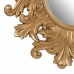 Wall mirror 114 x 4,5 x 114 cm Crystal Golden Wood