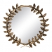 Oglindă de perete 46 x 3,5 x 46 cm Auriu* Metal