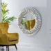 Wall mirror 118 x 10,2 x 118 cm Crystal Silver Polyurethane