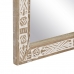 Zidno ogledalo 51 x 3 x 76 cm Drvo Bijela