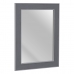 Specchio da parete 66 x 2 x 86 cm Grigio Legno Bianco