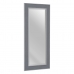 Specchio da parete 56 x 2 x 126 cm Grigio Legno Bianco