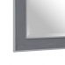 Nástenné zrkadlo 56 x 2 x 126 cm Sivá Drevo Biela
