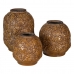 Vaso 20,5 x 20,5 x 26,5 cm Ceramica Marrone