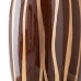 Vaso 20 x 20 x 58,5 cm Zebra Ceramica Dorato Marrone