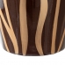 Vase 20 x 20 x 58,5 cm Zebra aus Keramik Gold Braun