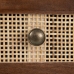 Ночной столик SASHA 40 x 30 x 62,5 cm Натуральный Деревянный Кремовый
