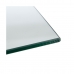 Matsalsbord 140 x 80 x 75 cm Glas Svart Metall