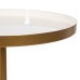 Βοηθητικό Τραπέζι 40 x 40 x 85 cm Χρυσό Λευκό Σίδερο
