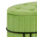 Tumba, istepadi 80 x 80 x 46 cm Sünteetiline Kangas Metall Roheline