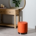 Pouf Rouge foncé Cuir synthétoqie 38 x 38 x 42 cm DMF