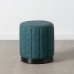 Pouf Bleu foncé Cuir synthétoqie 38 x 38 x 42 cm DMF