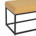 Hocker synthetische Stoffe Metall Senf 120 x 40 x 45 cm