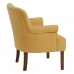 Poltrona 77 x 64 x 88 cm Tessuto Sintetico Legno Senape