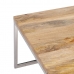 Mesa de Centro 70 x 70 x 41 cm Metal Madera 3 Unidades