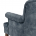 atzveltnes krēsls 77 x 64 x 88 cm Sintētiska Auduma Koks Gaiši Zils