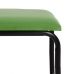 Panca 110 x 40 x 68 cm Tessuto Sintetico Metallo Verde