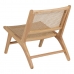 Fotel Naturalny Drewno Rattan 60,5 x 73,5 x 72,5 cm