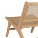 Poltrona Naturale Legno Rattan 60,5 x 73,5 x 72,5 cm