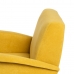 Armchair 72 x 71 x 81 cm Synthetic Fabric Wood Yellow