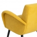 Armchair 72 x 71 x 81 cm Synthetic Fabric Wood Yellow